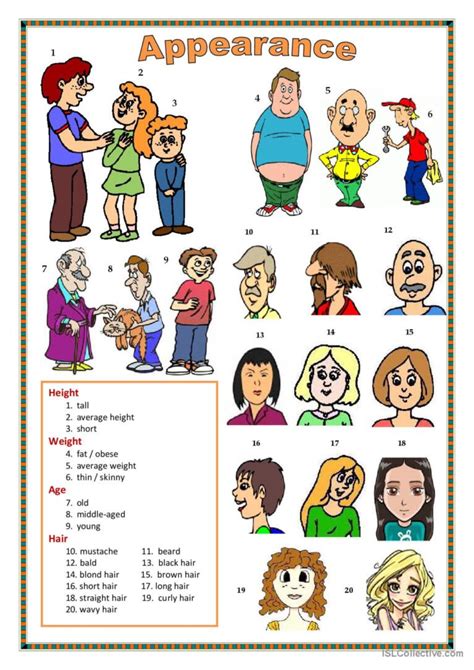 appearance in English .